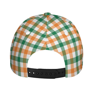 Irish Plaid St. Patrick's Day Print Baseball Cap