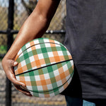 Irish Plaid St. Patrick's Day Print Basketball