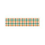 Irish Plaid St. Patrick's Day Print Bed Runner