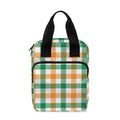 Irish Plaid St. Patrick's Day Print Bible Tote Bag
