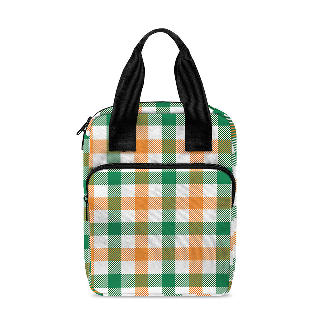 Irish Plaid St. Patrick's Day Print Bible Tote Bag