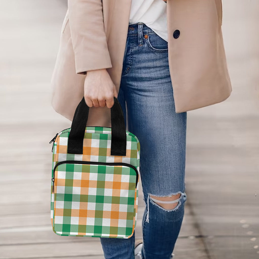 Irish Plaid St. Patrick's Day Print Bible Tote Bag