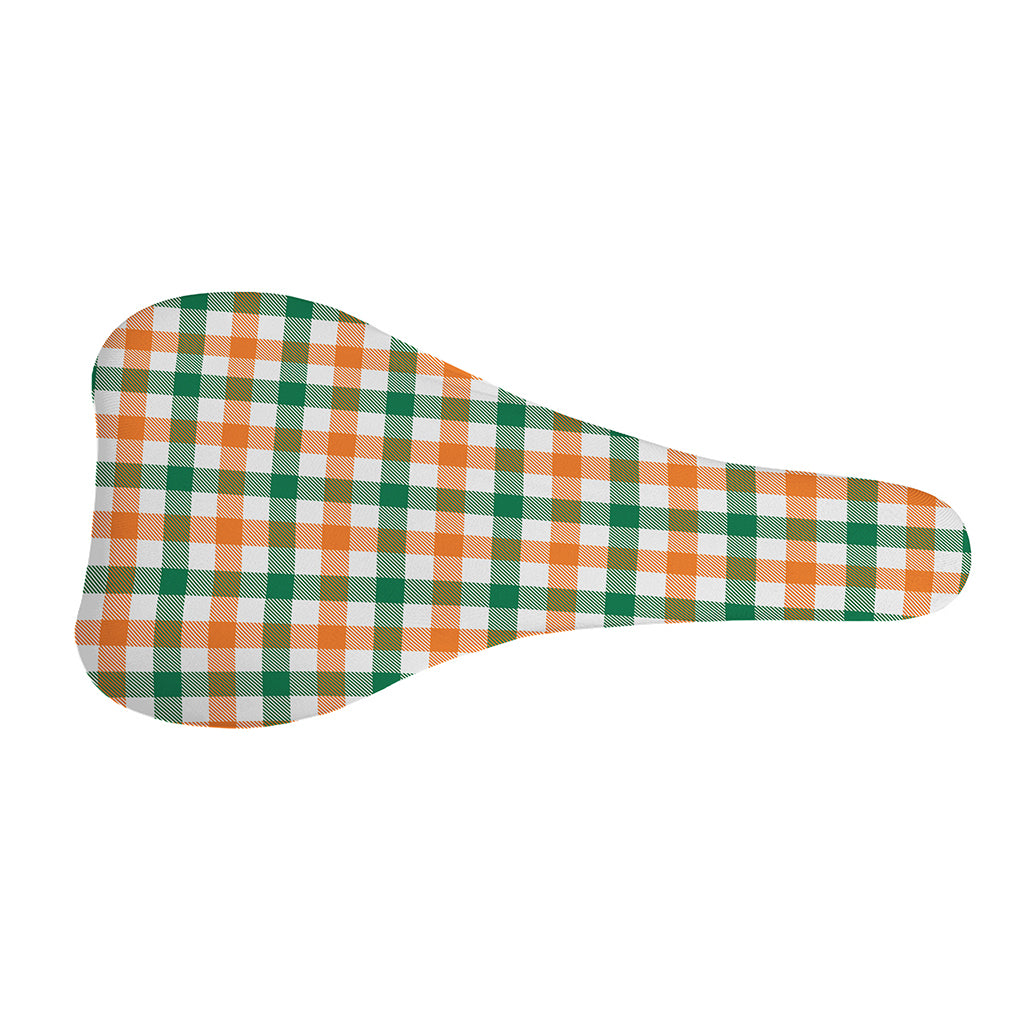 Irish Plaid St. Patrick's Day Print Bicycle Seat Cover