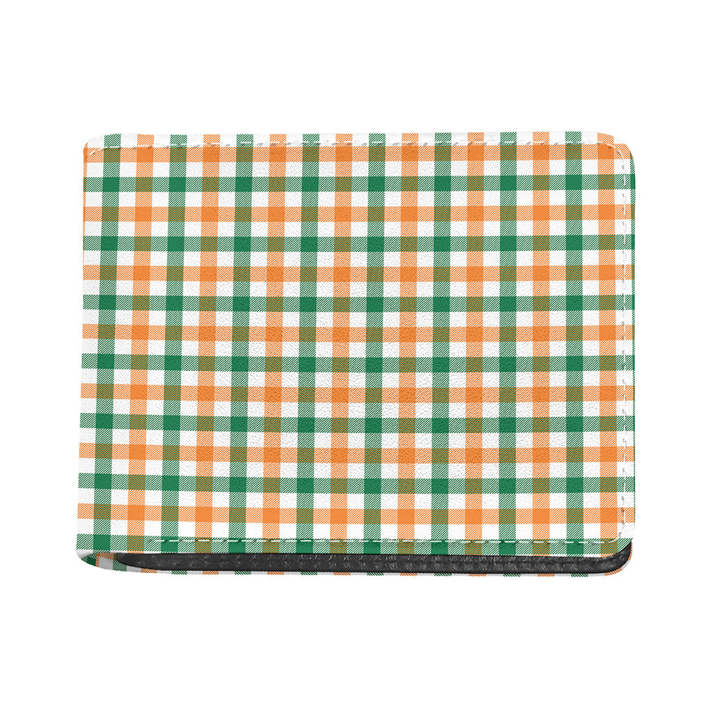 Irish Plaid St. Patrick's Day Print Bifold Wallet