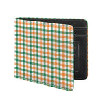 Irish Plaid St. Patrick's Day Print Bifold Wallet