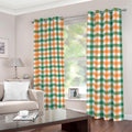 Irish Plaid St. Patrick's Day Print Dimout Grommet Curtains