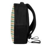 Irish Plaid St. Patrick's Day Print Casual Backpack