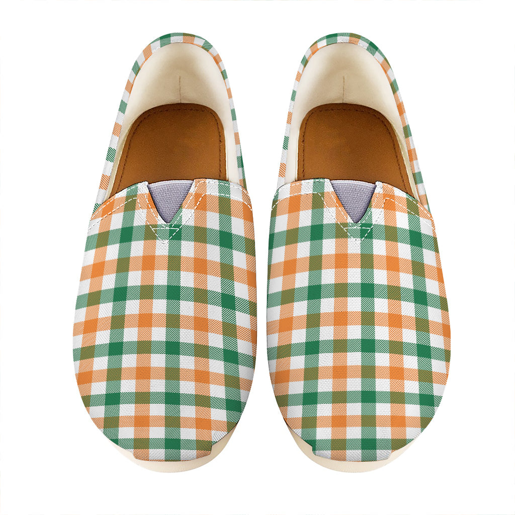 Irish Plaid St. Patrick's Day Print Casual Shoes