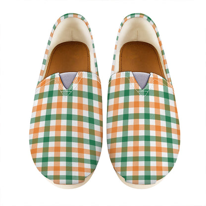 Irish Plaid St. Patrick's Day Print Casual Shoes
