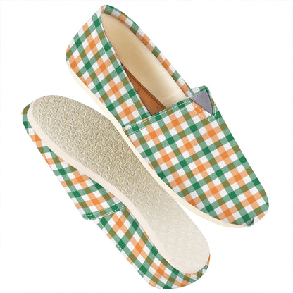 Irish Plaid St. Patrick's Day Print Casual Shoes