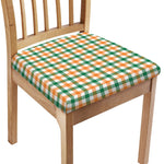 Irish Plaid St. Patrick's Day Print Chair Cushion Cover