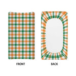 Irish Plaid St. Patrick's Day Print Changing Pad Cover