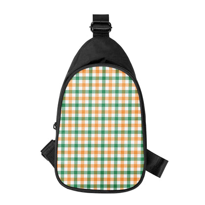 Irish Plaid St. Patrick's Day Print Chest Bag
