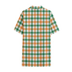 Irish Plaid St. Patrick's Day Print Cotton Hawaiian Shirt