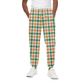 Irish Plaid St. Patrick's Day Print Cotton Sweatpants
