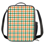 Irish Plaid St. Patrick's Day Print Crossbody Lunch Bag