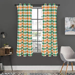 Irish Plaid St. Patrick's Day Print Curtain