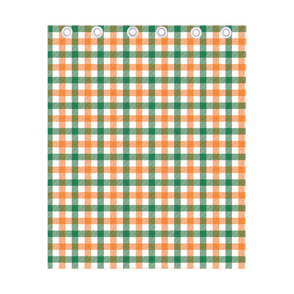 Irish Plaid St. Patrick's Day Print Curtain