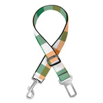 Irish Plaid St. Patrick's Day Print Dog Seat Belt