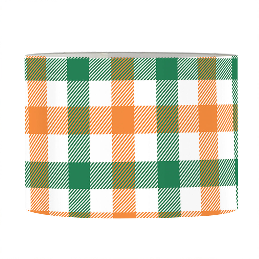 Irish Plaid St. Patrick's Day Print Drum Lamp Shade
