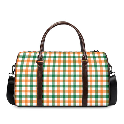 Irish Plaid St. Patrick's Day Print Duffle Bag