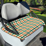 Irish Plaid St. Patrick's Day Print Golf Cart Seat Cover