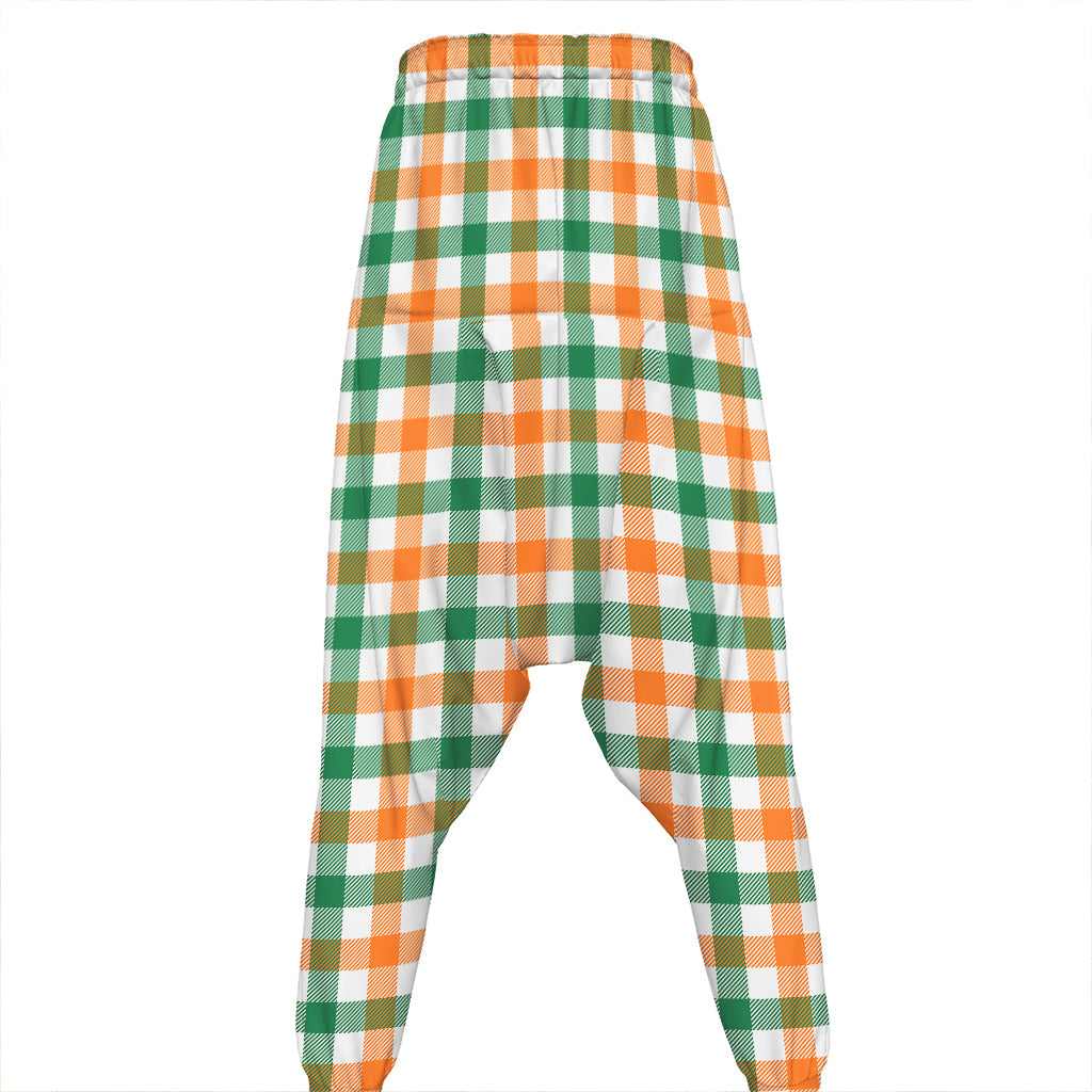 Irish Plaid St. Patrick's Day Print Hammer Pants