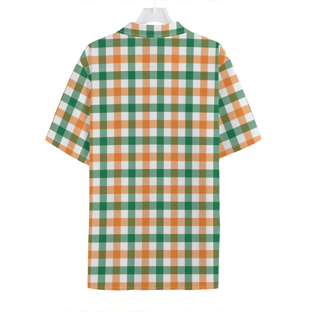 Irish Plaid St. Patrick's Day Print Hawaiian Shirt