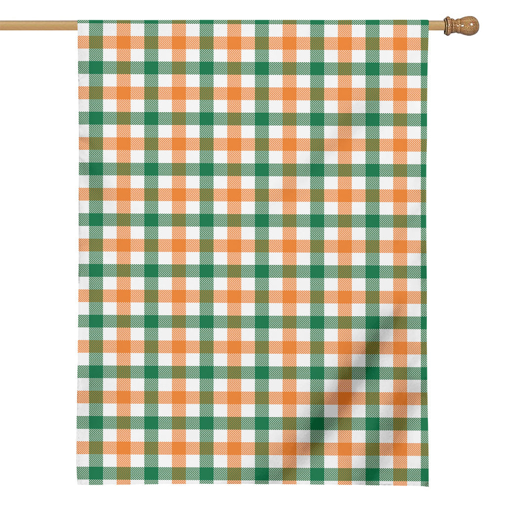 Irish Plaid St. Patrick's Day Print House Flag