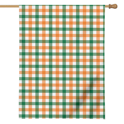 Irish Plaid St. Patrick's Day Print House Flag