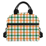 Irish Plaid St. Patrick's Day Print Insulated Lunch Bag