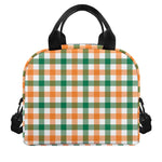 Irish Plaid St. Patrick's Day Print Insulated Lunch Bag