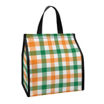 Irish Plaid St. Patrick's Day Print Insulated Lunch Tote