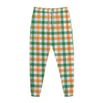 Irish Plaid St. Patrick's Day Print Jogger Pants