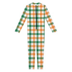 Irish Plaid St. Patrick's Day Print Jumpsuit