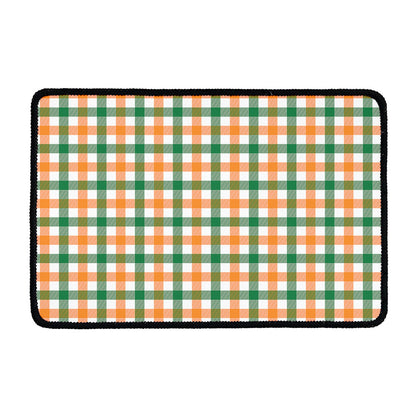 Irish Plaid St. Patrick's Day Print Kitchen Mat