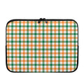 Irish Plaid St. Patrick's Day Print Laptop Sleeve