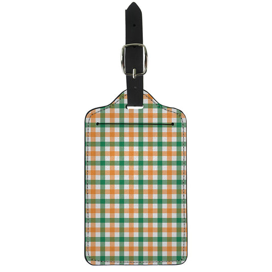 Irish Plaid St. Patrick's Day Print Luggage Tag