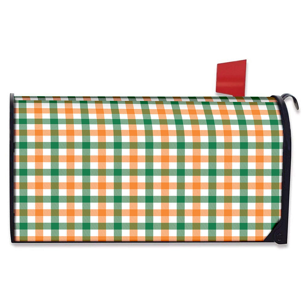 Irish Plaid St. Patrick's Day Print Mailbox Cover