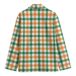 Irish Plaid St. Patrick's Day Print Men's Blazer