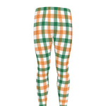 Irish Plaid St. Patrick's Day Print Men's leggings