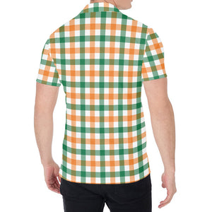 Irish Plaid St. Patrick's Day Print Men's Shirt