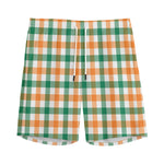 Irish Plaid St. Patrick's Day Print Men's Sports Shorts