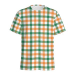 Irish Plaid St. Patrick's Day Print Men's Sports T-Shirt