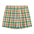 Irish Plaid St. Patrick's Day Print Mesh Shorts