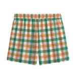 Irish Plaid St. Patrick's Day Print Mesh Shorts