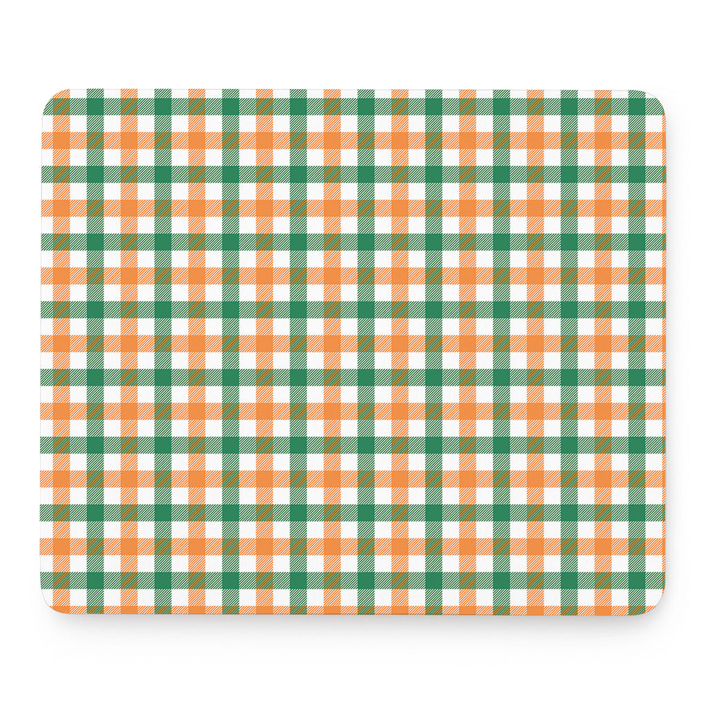 Irish Plaid St. Patrick's Day Print Mouse Pad