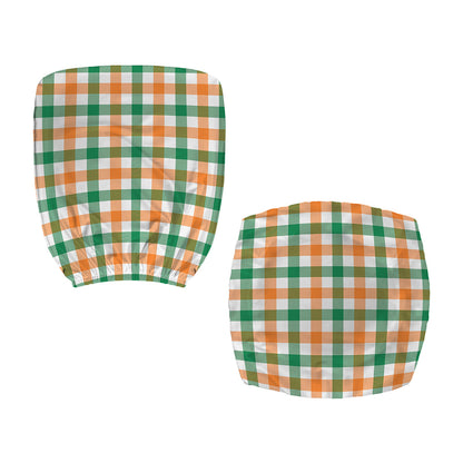 Irish Plaid St. Patrick's Day Print Office Chair Cover