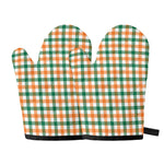 Irish Plaid St. Patrick's Day Print Oven Mitts