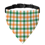 Irish Plaid St. Patrick's Day Print Over The Collar Dog Bandana